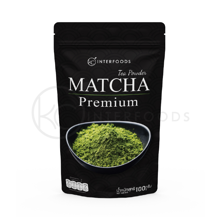 ผงชาเขียวมัทฉะ 100% สูตรพรีเมี่ยม (Premium Matcha Green Tea 100%)