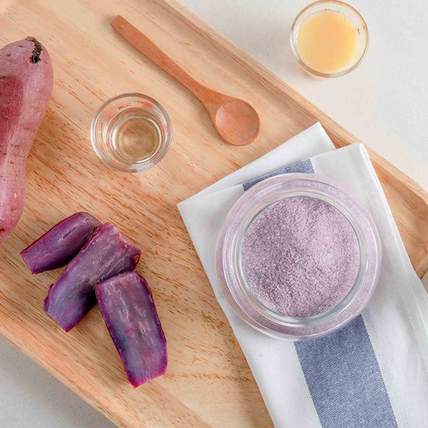 ผงมันม่วงลาเต้พร้อมชง 500 กรัม  (Instant Purple Sweet Potato Latte Powder)