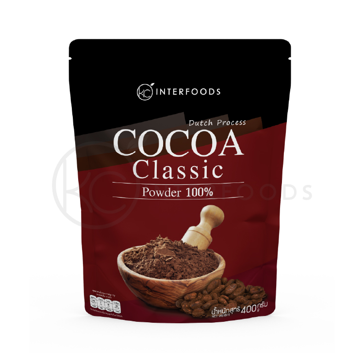 ผงโกโก้ 100% เกรดคลาสสิก 400 กรัม (Cocoa Powder Classic 100%)